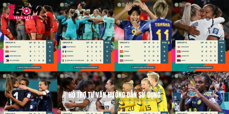 Bảng xếp hạng bóng đá 1GOM 3 Hỗ trợ tư vấn hướng dẫn sử dụng