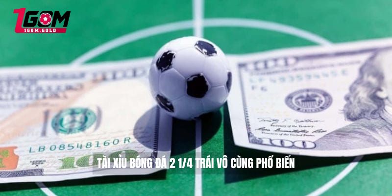 Tài xỉu bóng đá 2 1/4 trái vô cùng phổ biến