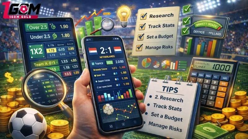 Kinh nghiệm cá cược bóng đá qua 1gom